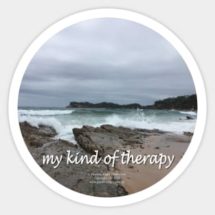 My Kind Of Therapy 01 ROUND Sticker